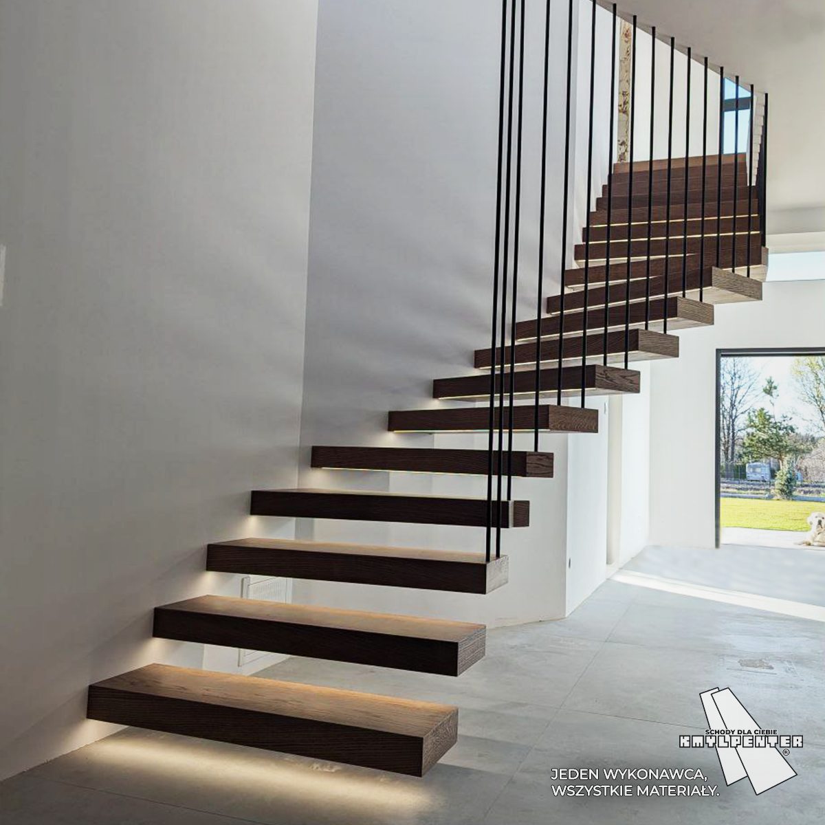 Schody półkowe Slomczyn